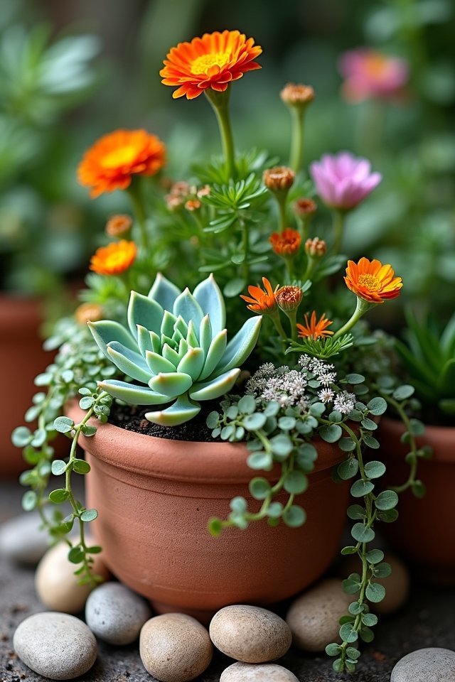 layered plant arrangement techniques
