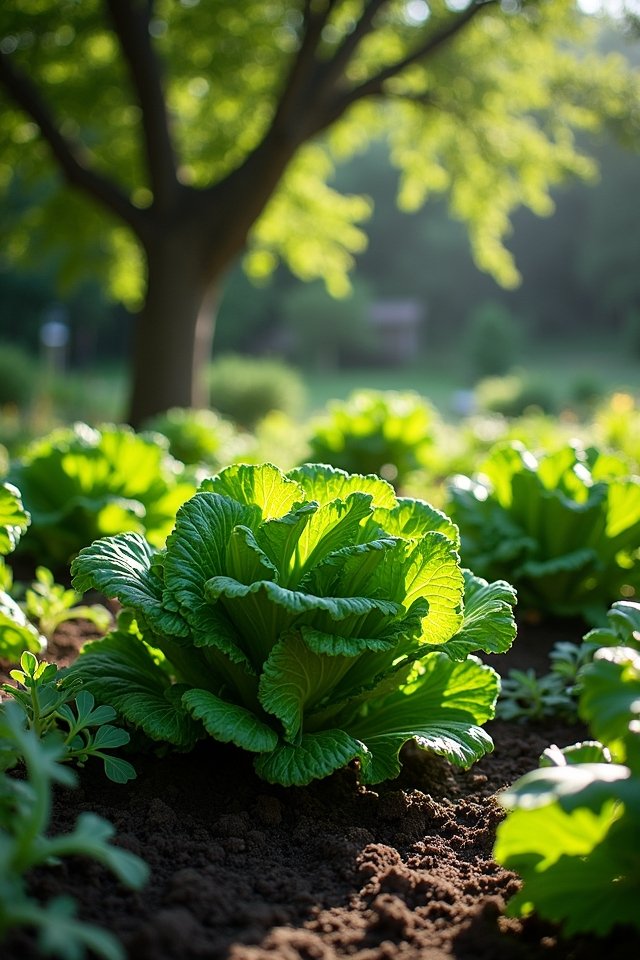 leafy greens thrive beautifully