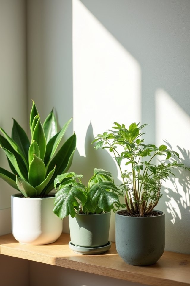 low light houseplants for small spaces