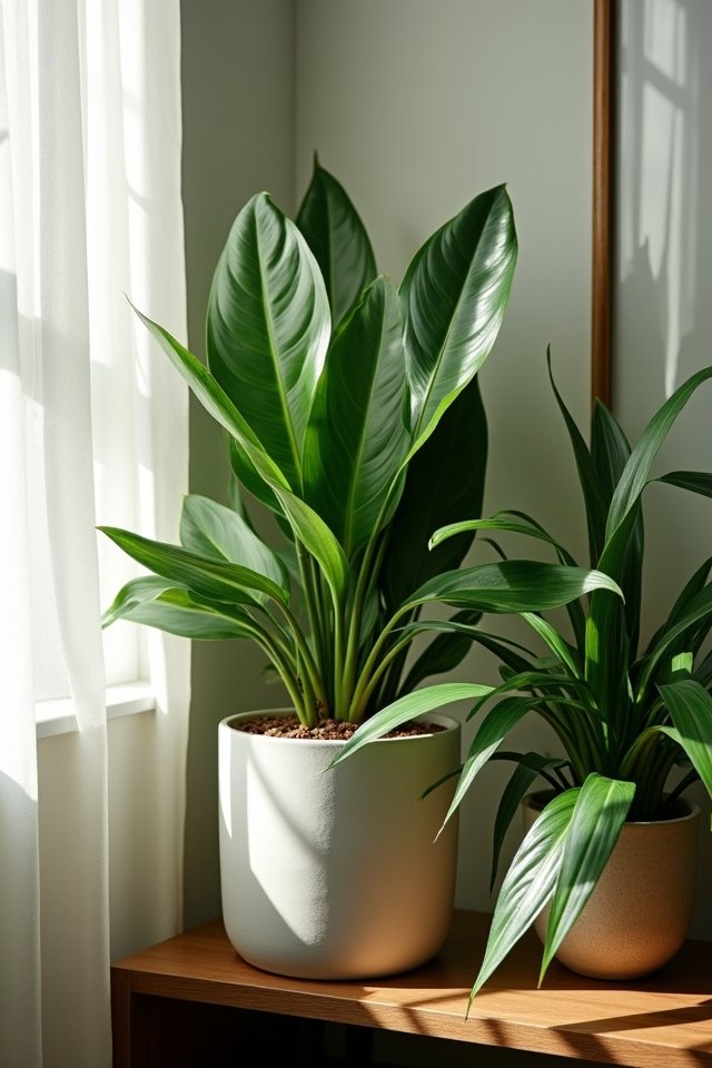 low light indoor plants selection