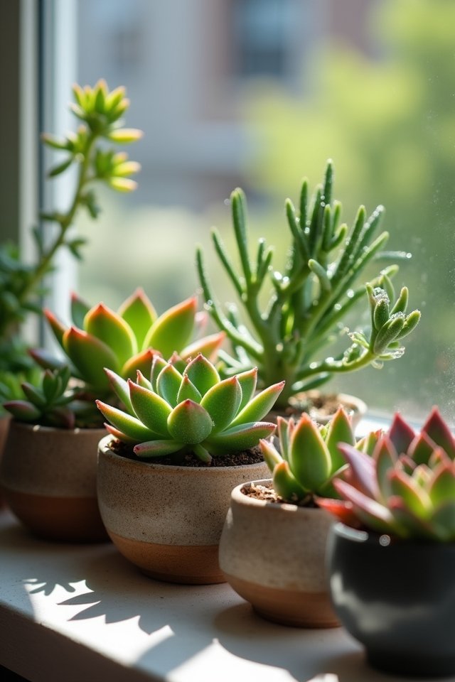 low maintenance vibrant succulents