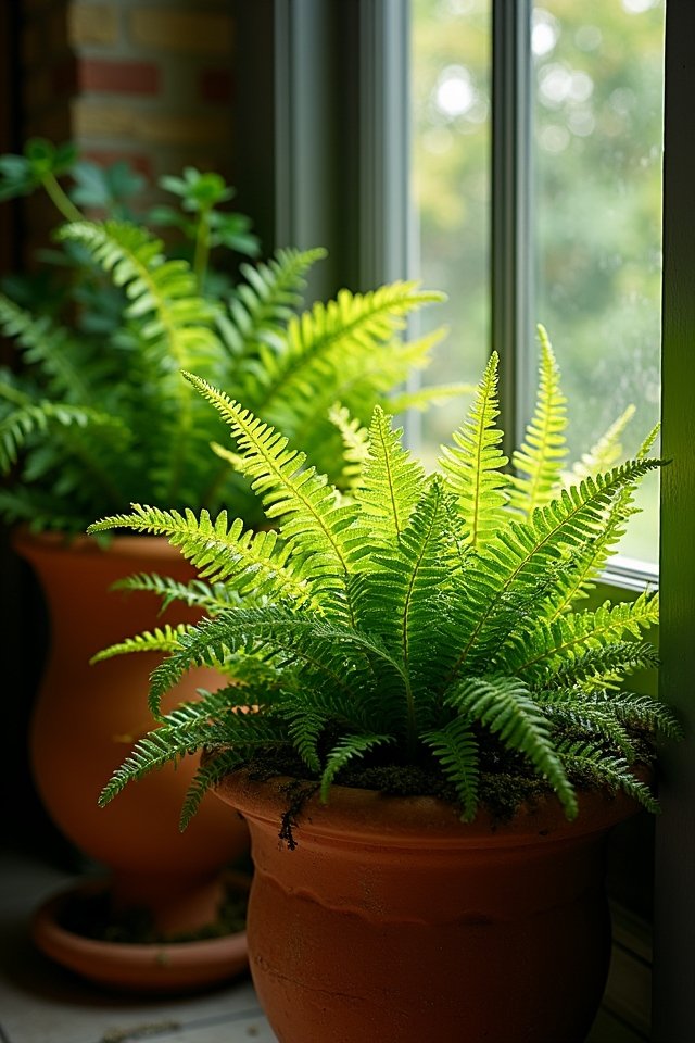 lush ferns for low light