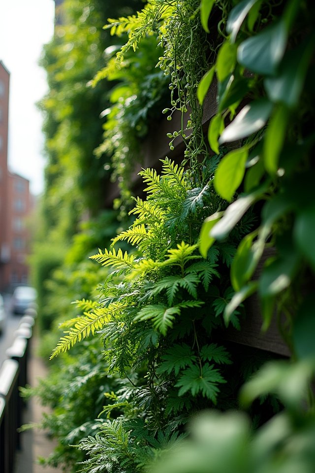 lush green backdrop plants