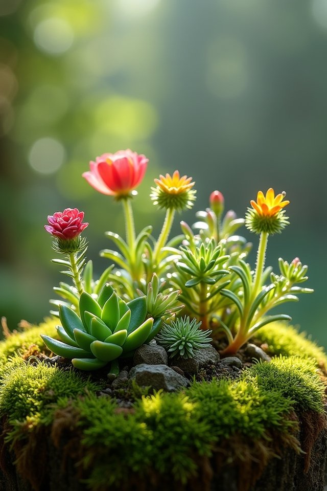 lush green moss care