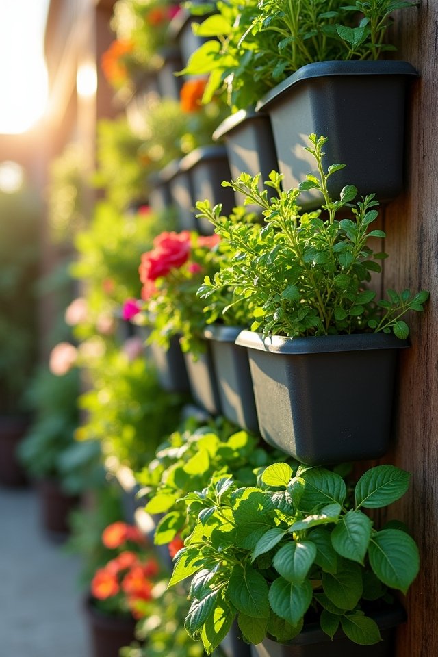 lush greenery on walls