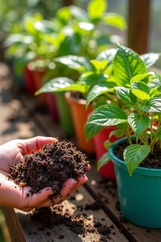 maintain container garden health