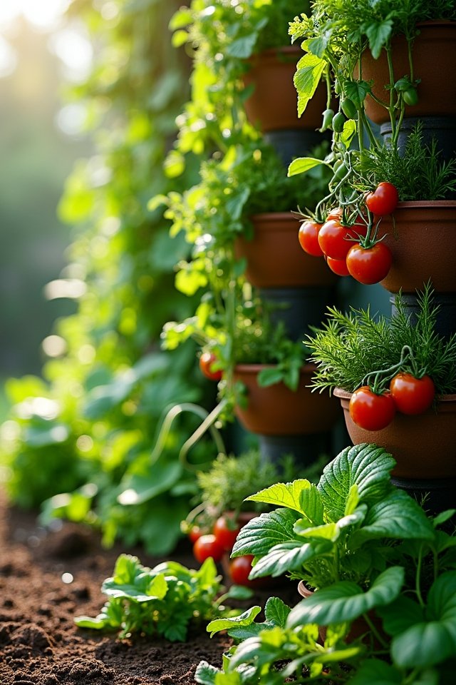 maximize garden space vertically
