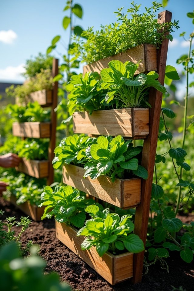 maximize garden space vertically