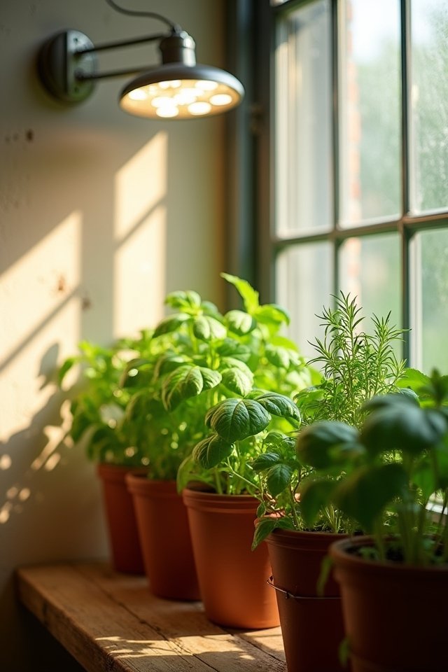 maximize light for herbs