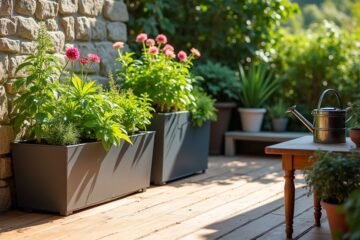 maximize patio gardening space