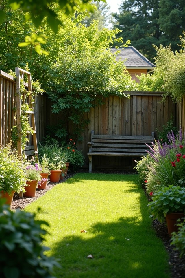 maximize small yard space
