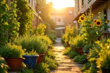 maximize urban garden sunlight