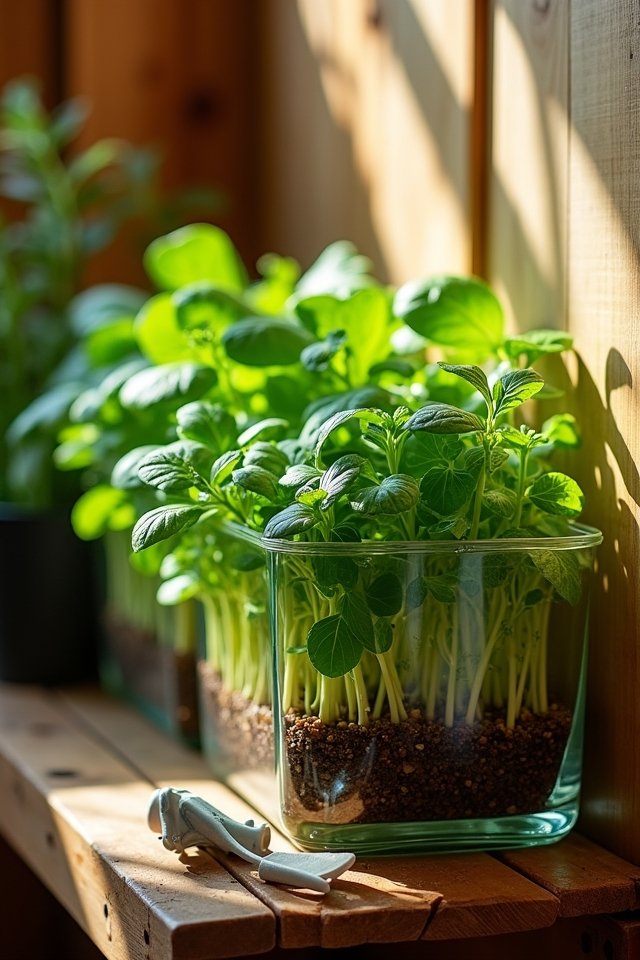 mini hydroponic indoor gardening