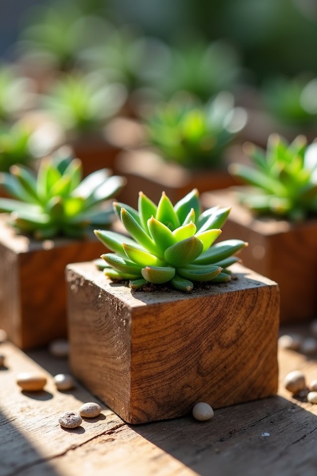 miniature planter box crafting