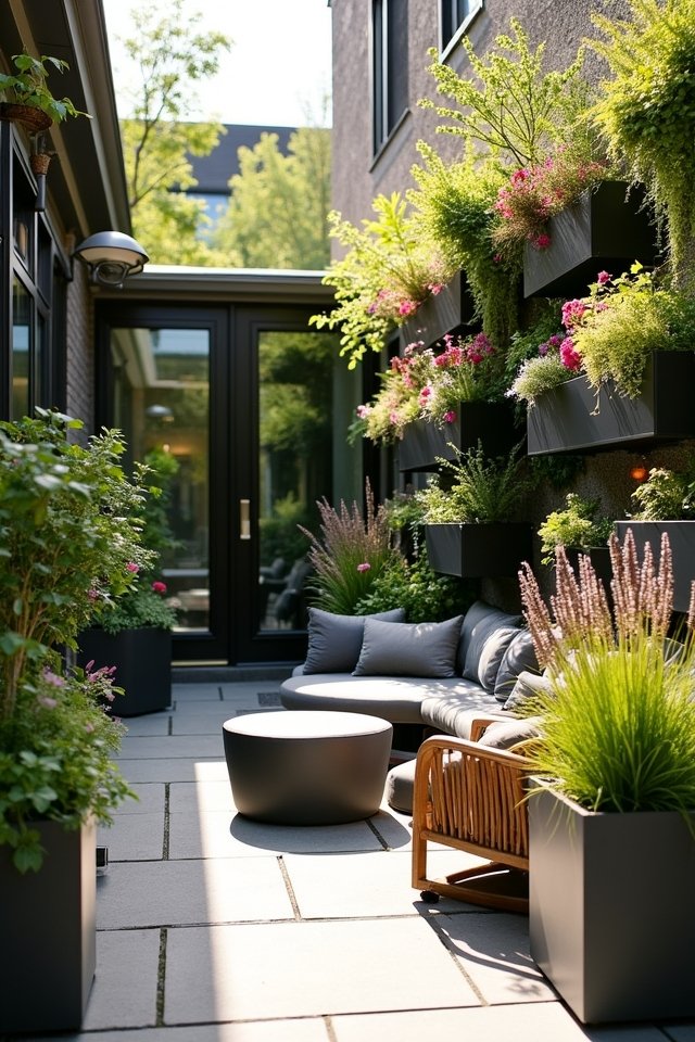 minimalist patio planter ideas