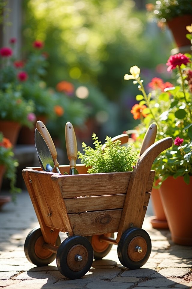 mobile and stylish garden cart
