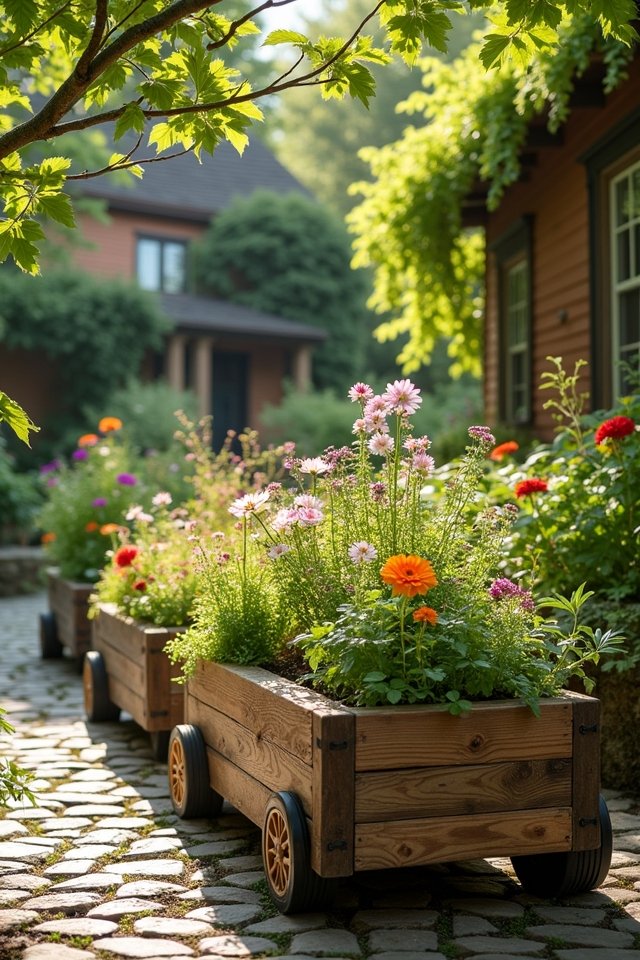 mobile gardening on wheels