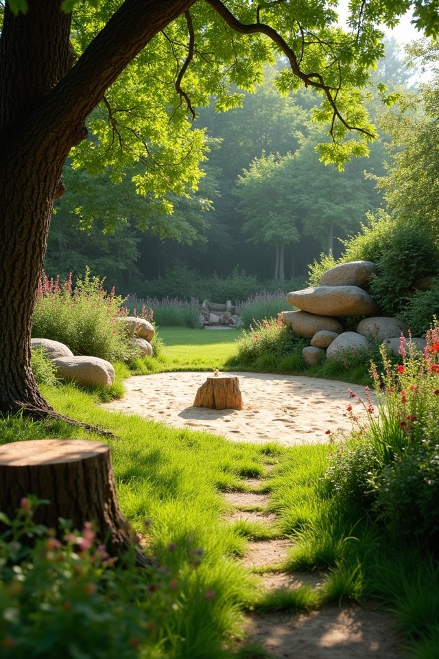 natural play structures ideas