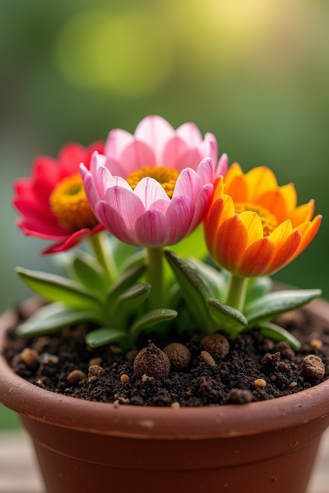 nutrient rich container flower care