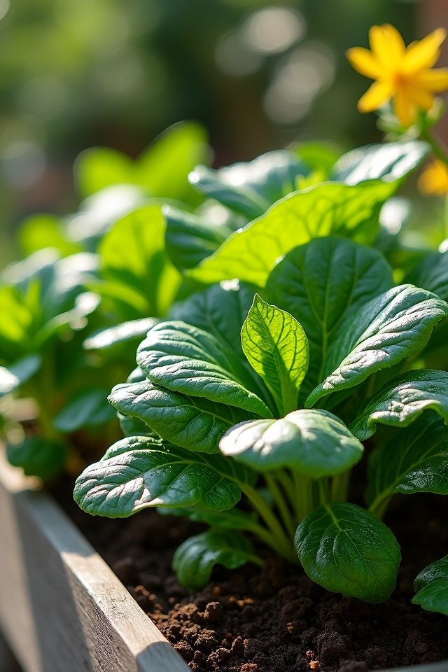 nutrient rich leafy green gardening