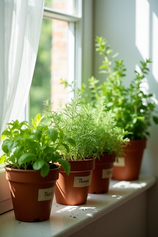 optimal lighting for herbs