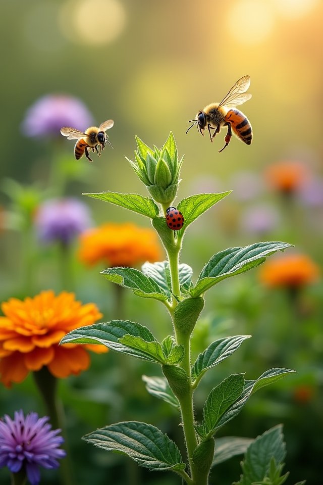 oregano attracts beneficial insects