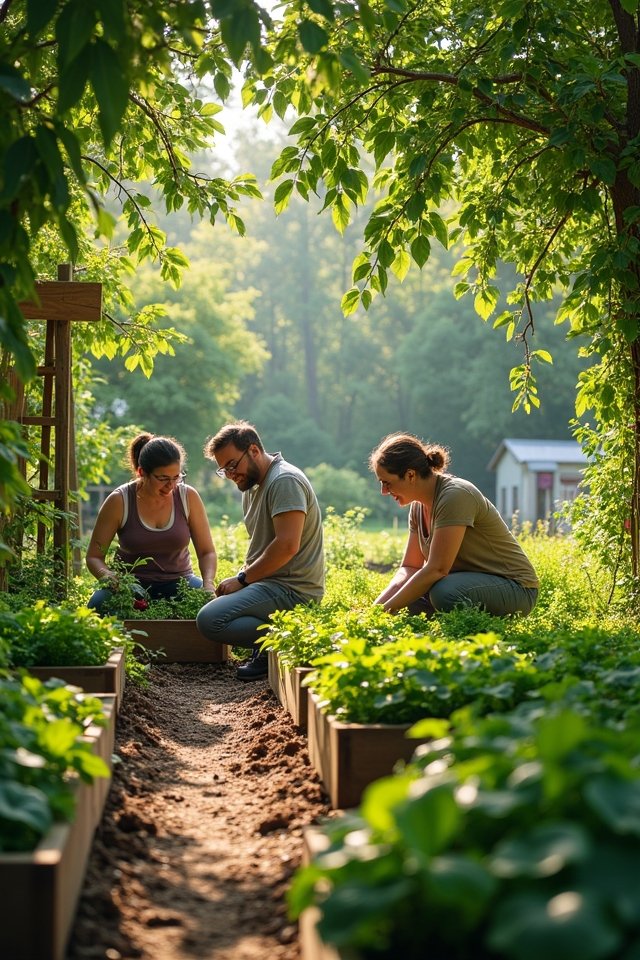 organic gardening community connections