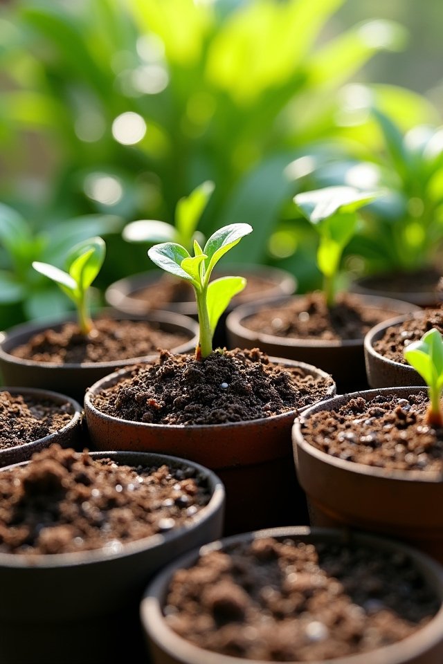 organic soil enhances plant vitality