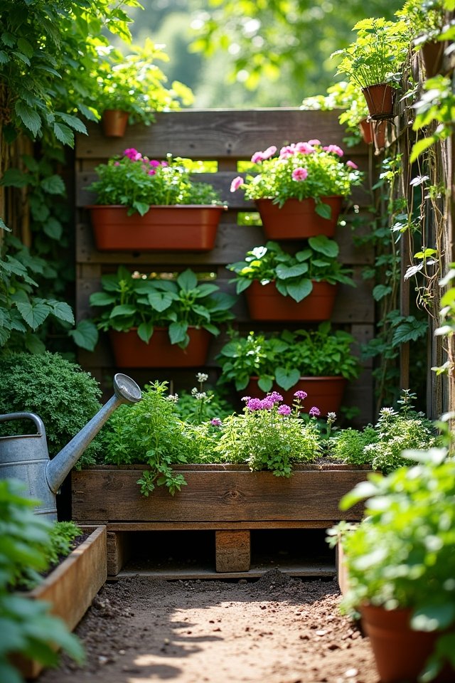 pallets for creative gardening
