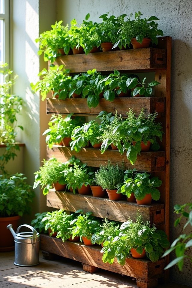 pallets for stylish gardens