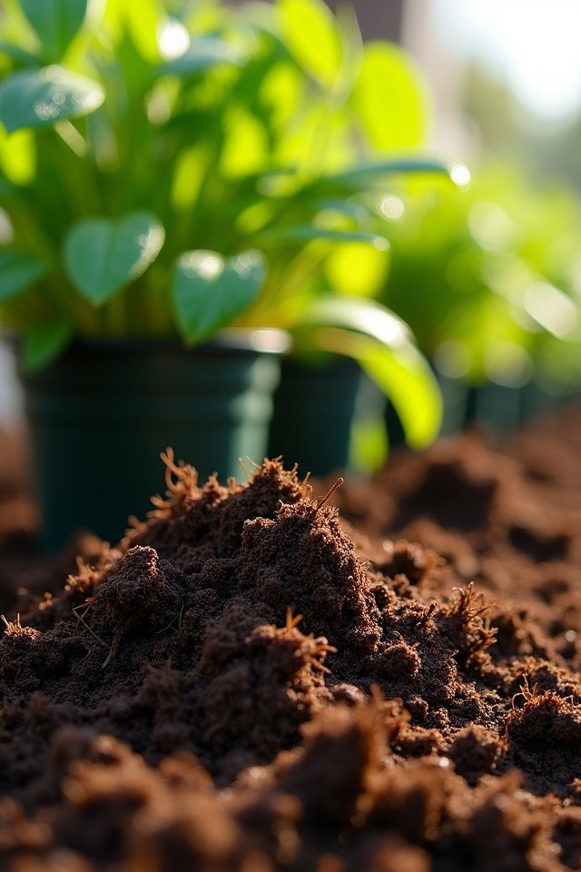 peat moss enhances container gardening