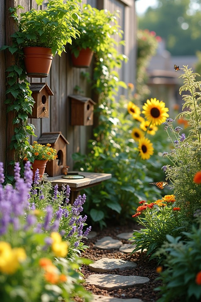 pollinator paradise garden features