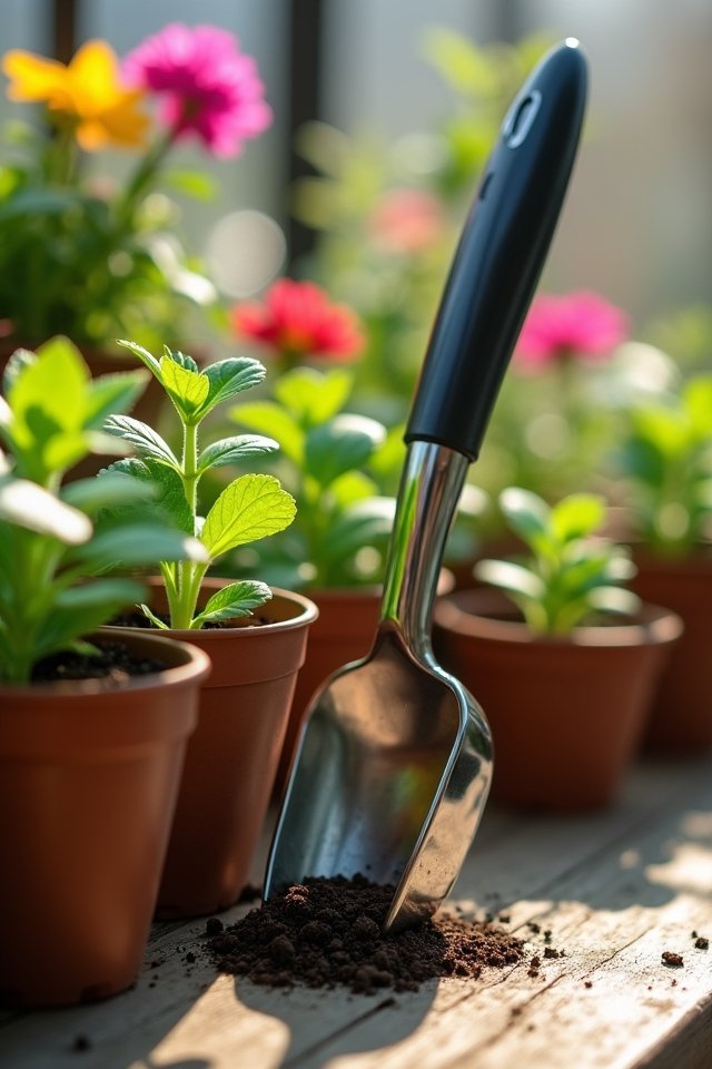 precision tool for repotting