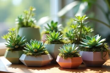 quick and chic succulent arrangements