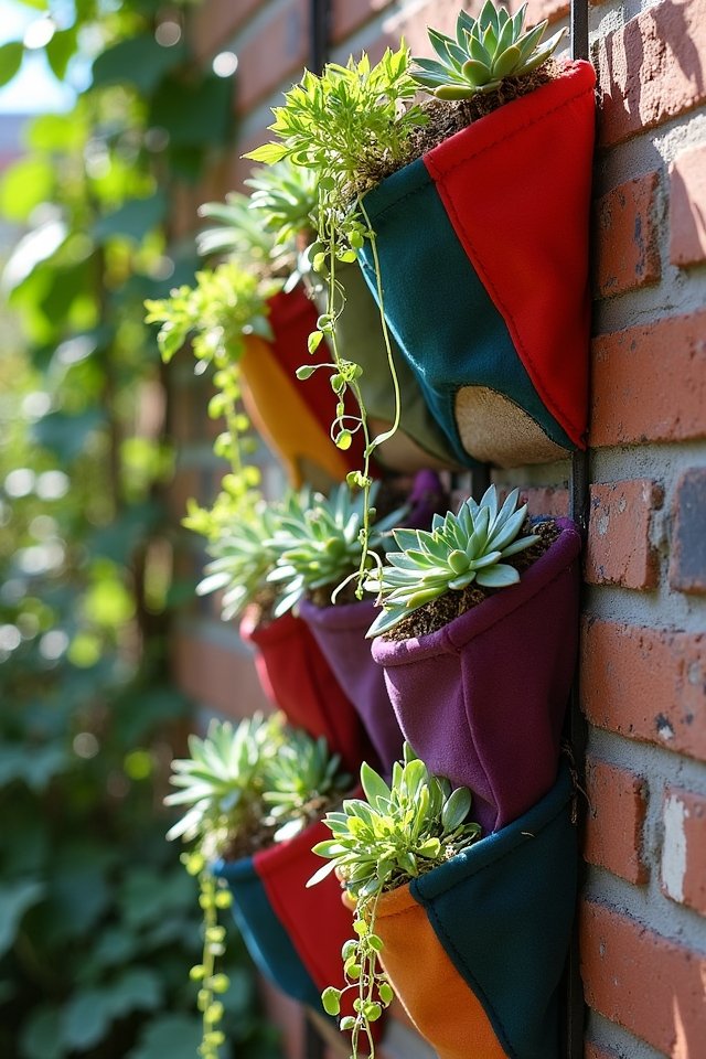 quirky vertical garden planters
