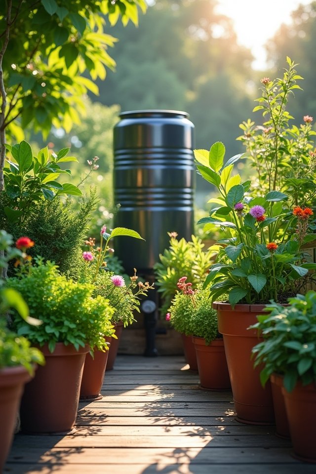 rainwater for sustainable gardening
