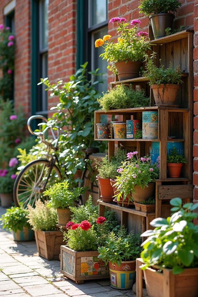 recycled materials for gardening