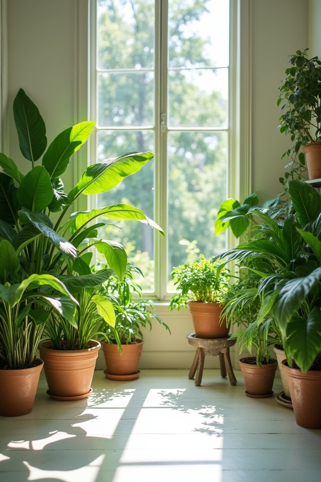 reflective surfaces enhance light