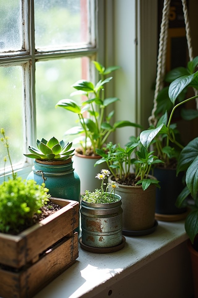 repurposed materials for gardening