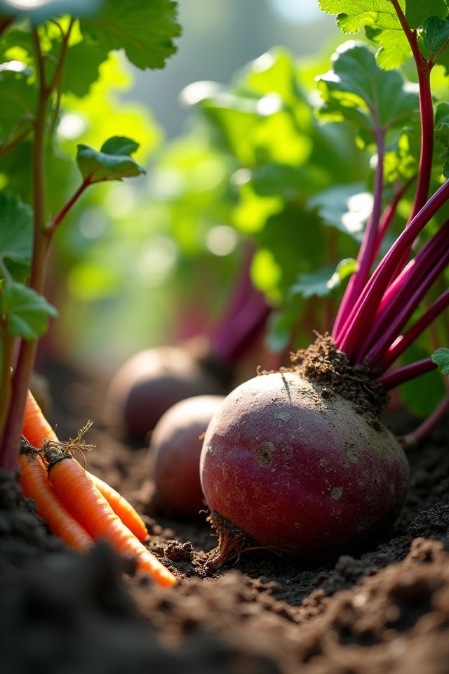 root vegetables thrive in shade