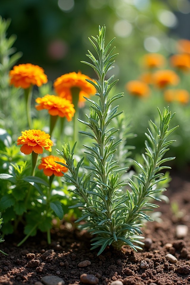 rosemary repels garden pests