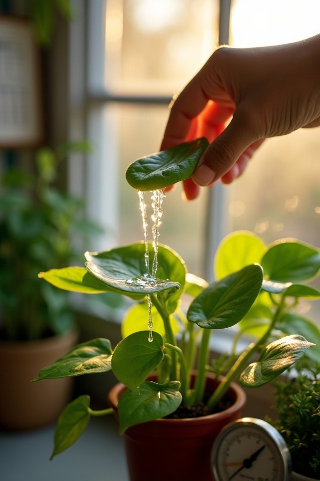 seasonal plant watering adjustments