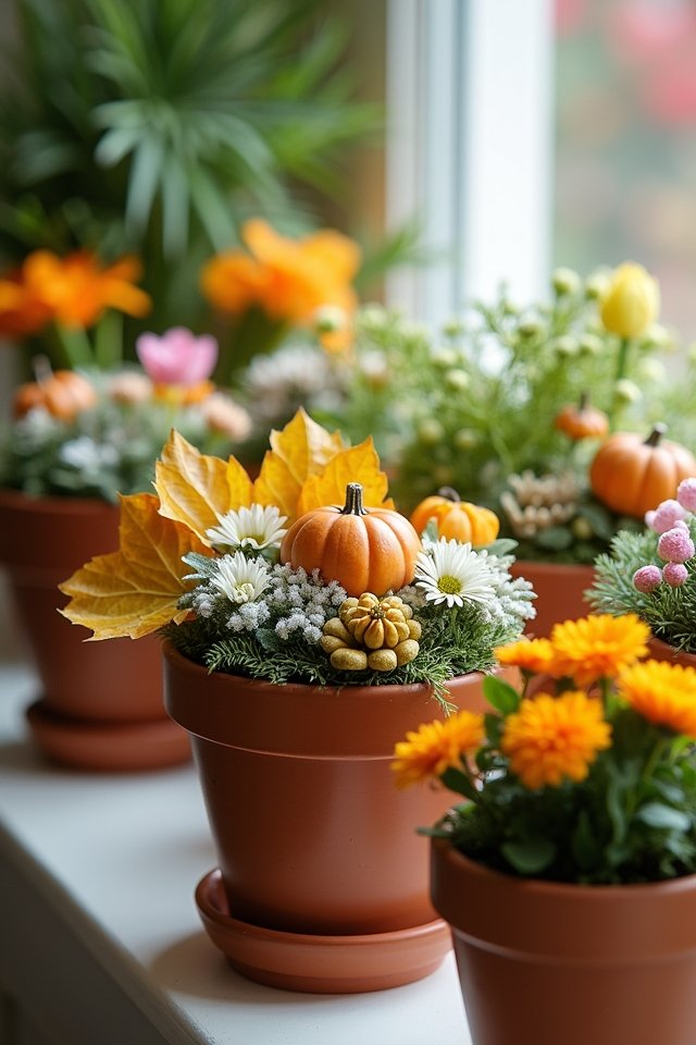 seasonal pot arrangement ideas