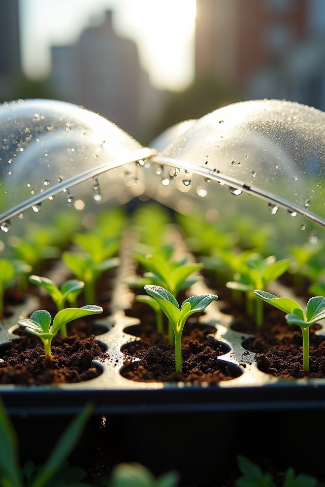 seedling trays nurture growth