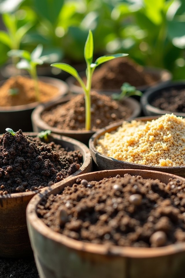 select lightweight potting mix