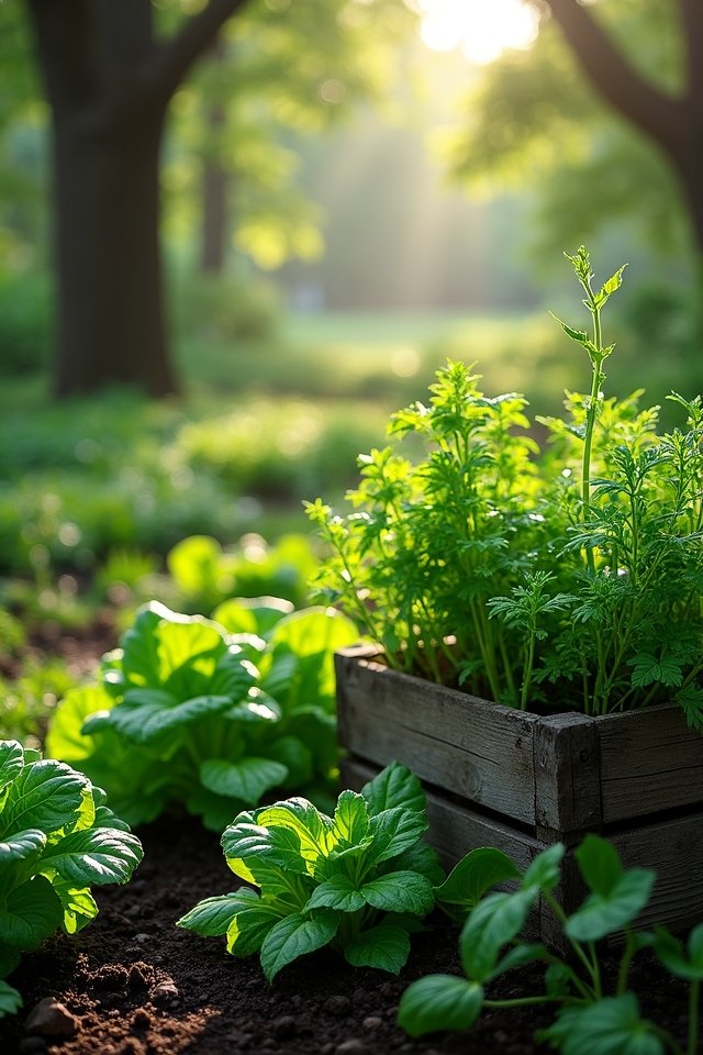 shade friendly edible plants