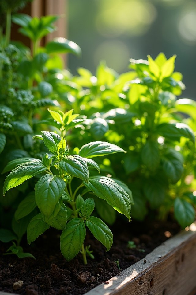 shade loving culinary herbs thrive