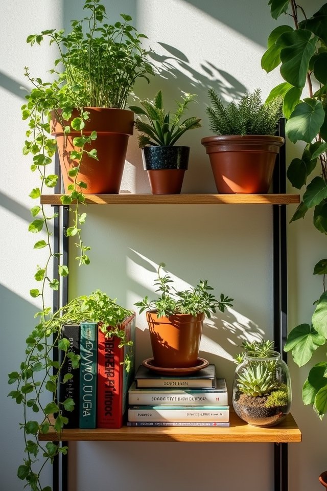 shelf vertical garden ideas