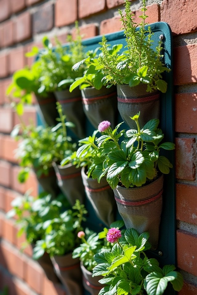shoe organizer herb garden