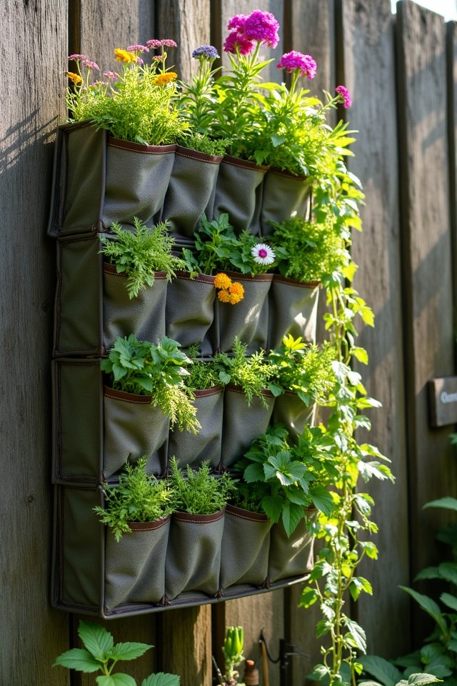 shoe organizer vertical garden